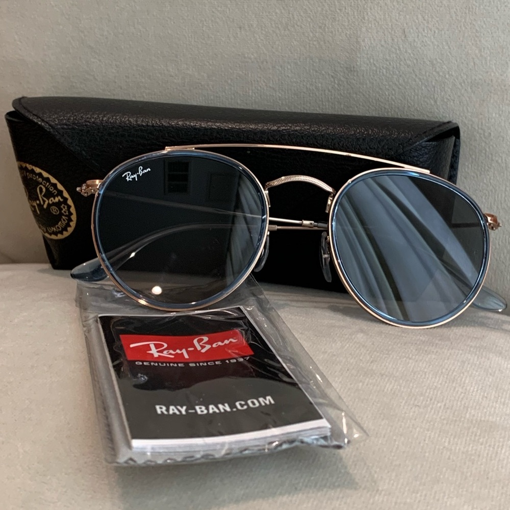 Ray-Ban blue sunglasses